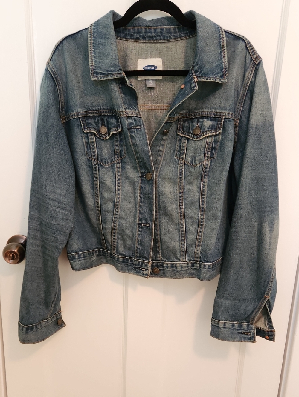 Old Navy Faded Blue Denim Jacket